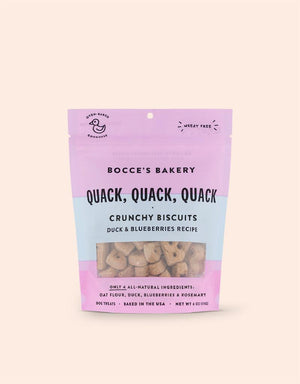 Bocce's Bakery Quack, Quack, Quack Duck & Blueberries Dog Treats