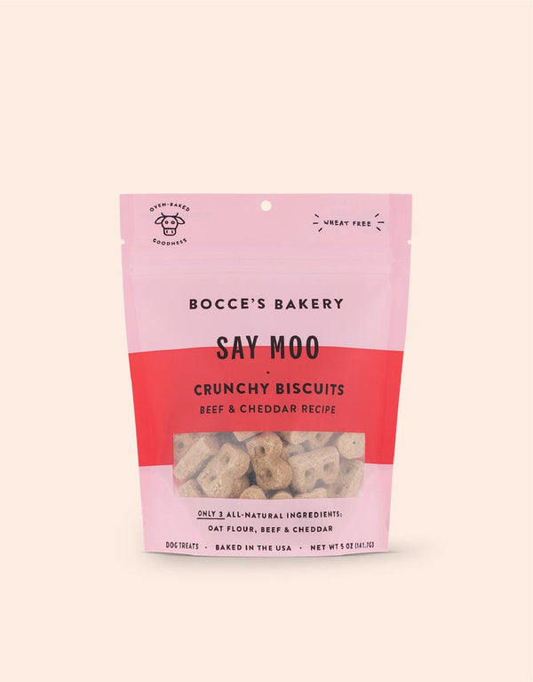 Bocce's Bakery Say Moo Beef & Cheddar Dog Treats
