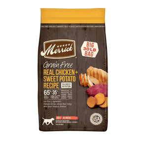 Merrick Grain-Free Real Chicken + Sweet Potato Recipe Dry Dog Food