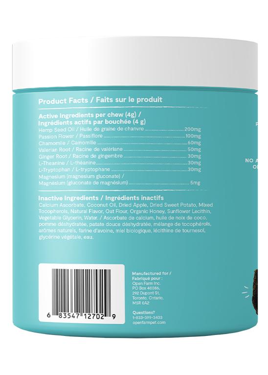 Open Farm Calming Chews Dog Supplement