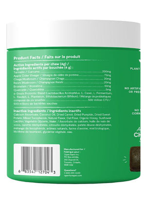 Open Farm Immune Chews Dog Supplement