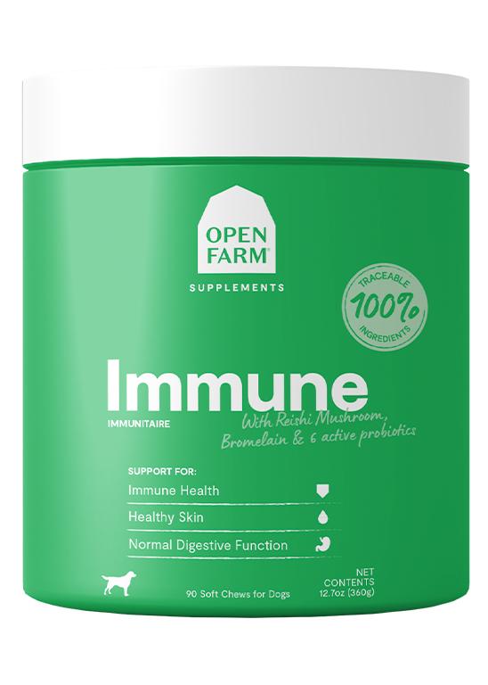 Open Farm Immune Chews Dog Supplement