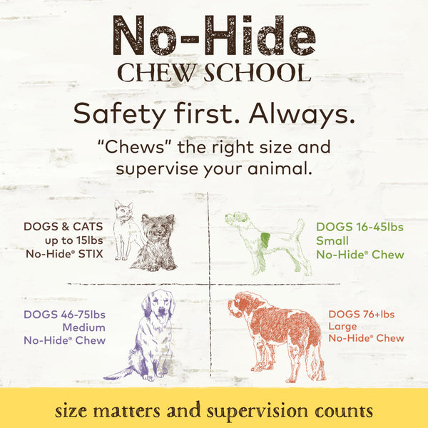 Earth Animal No-Hide Peanut Butter Chew Dog Treat