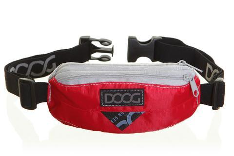DOOG Ceinture Mini pour promenade de chiens, rouge