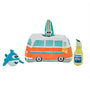 Outward Hound Hide A Surf Van Puzzle Plush Dog Toy