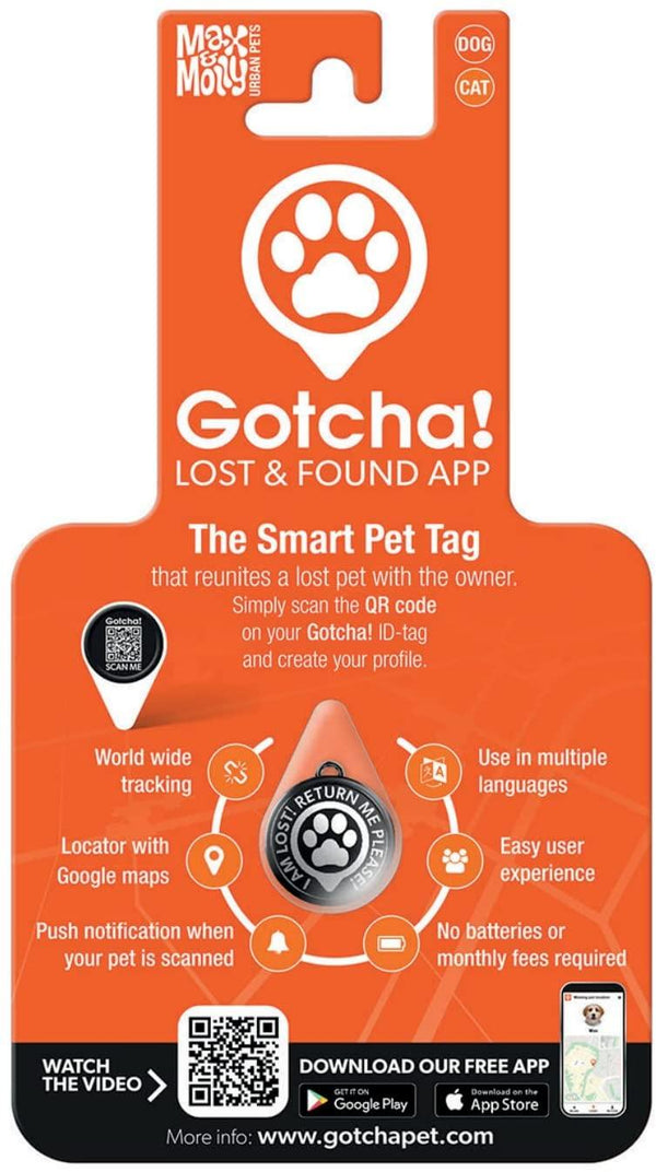 Max & Molly Gotcha! Smart ID Pet Tag