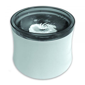 Pioneer Pet Plastic Vortex Fountain for Pets, White