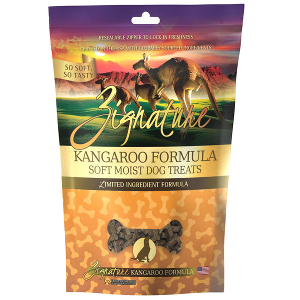 Zignature Friandises molles sans céréales à la formule Kangourou pour chiens