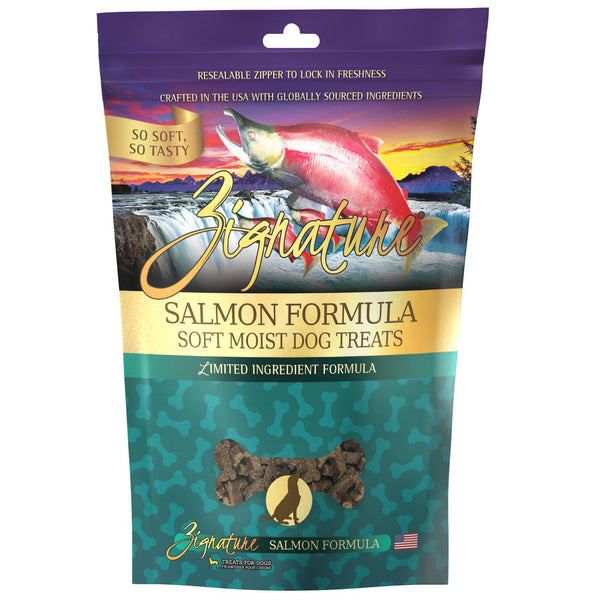Zignature Friandises molles sans céréales à la formule Saumon pour chiens
