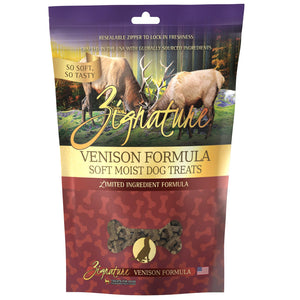 Zignature Venison Formula Soft Moist Grain-Free Dog Treats