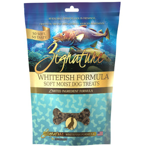 Zignature Whitefish Formula Soft Moist Grain-Free Dog Treats
