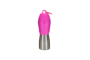 KONG H2O Stainless Steel Dog Water Bottle, Pink
