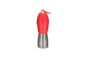 KONG H2O Stainless Steel Dog Water Bottle, Red