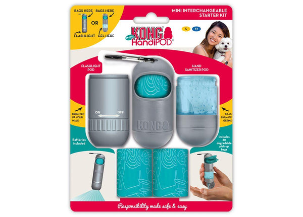 KONG HandiPOD Interchangeable Starter Kit Dog Poop Bag Dispenser