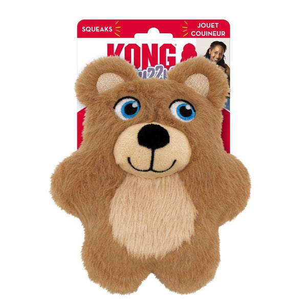 KONG Snuzzles Kiddos Teddy Bear Dog Toy, Beige