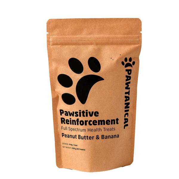 Pawtanical Pawsitive Reinforcement Health Peanut Butter & Banana Dog Treats