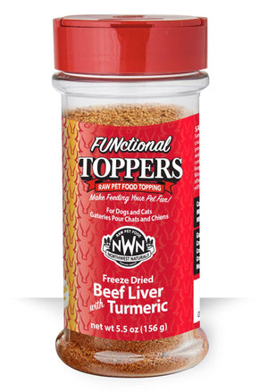 Northwest Naturals FUNctional Beef Liver with Turmeric Freeze-Dried Dog & Cat Food Topper
