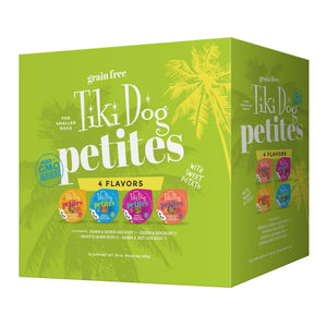 Tiki Dog Aloha Petites Variety Pack Wet Dog Food, 3-oz Cup, 10-pack