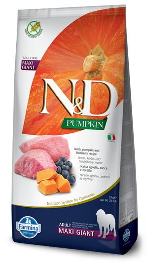 Farmina N&D Pumpkin Lamb & Blueberry Adult Giant Dog Dry Food