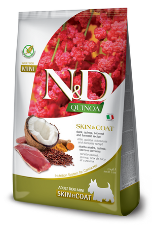 Farmina N&D Quinoa Skin & Coat Duck Adult Mini Dry Dog Food