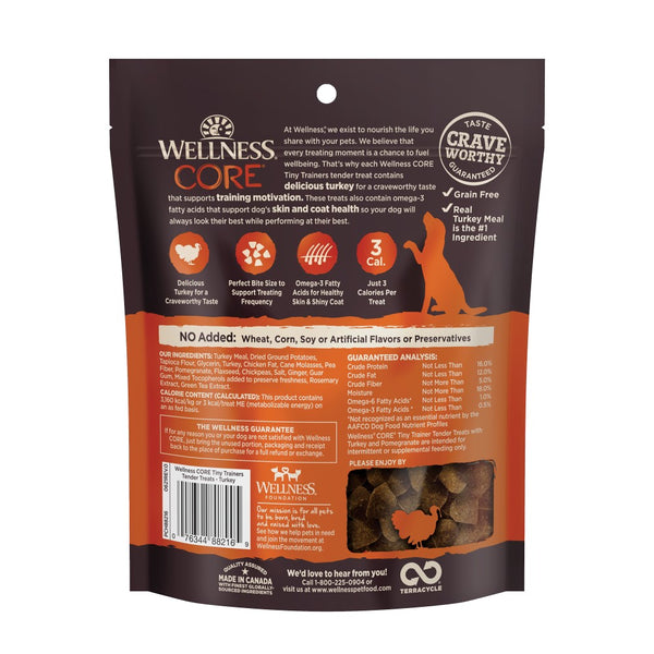 Wellness CORE Tiny Trainers Friandises tendres Dinde & Grenade pour chiens