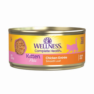 Wellness Complete Health Pate Kitten Chicken Wet Cat Food Can