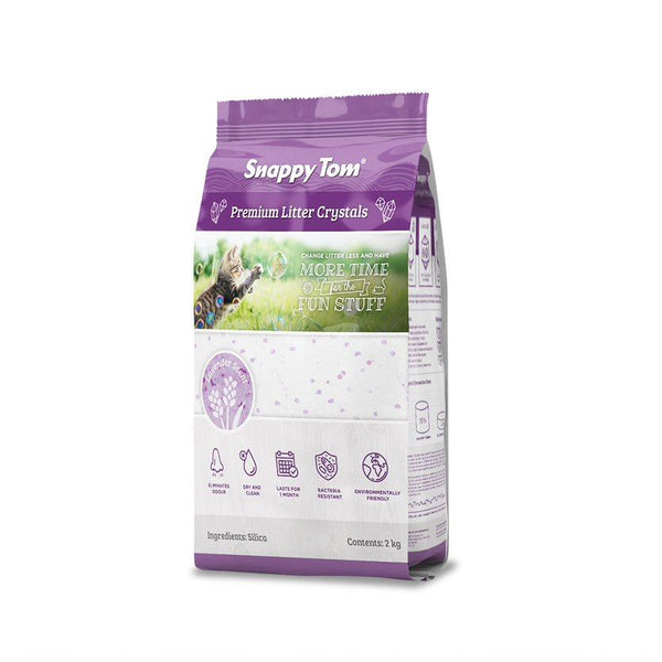 Snappy Tom Cristaux Parfum Lavande Litière Premium pour Chat