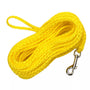 Coastal Water & Woods Hollow Poly Braided Dog Check Cord, Yellow
