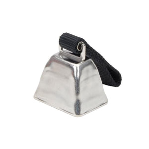Coastal Water & Woods Nickel Cow Bell for Dogs, Black