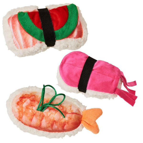 COSMO Furbabies Jouet Chien en Peluche Sushi, Assortiment