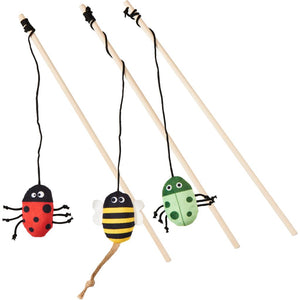 Ethical Pet Spot Love The Earth Baguette Teaser Insecte Jouet pour Chat, Assortiment