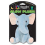Spunky Pup Glow Plush Elephant Dog Toy