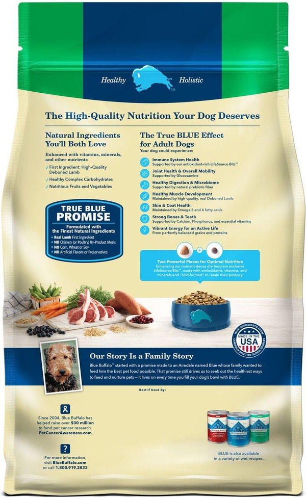 Blue Buffalo BLUE Life Protection Formula Adulte Agneau et Riz Brun Croquettes pour chien
