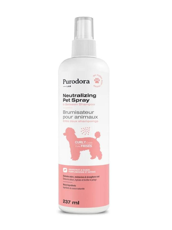 Purodora Lab Brumisateur Neutralisant D’Odeurs Pour Animaux À Poils Frisés