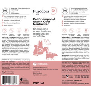 Purodora Lab Pet Shampoo & Skunk Odor Neutralizer