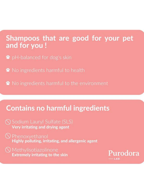 Purodora Lab Shampoing Pour Animaux À Poils Longs