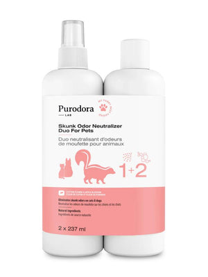 Purodora Lab Skunk Odor Neutralizer Duo for Pets