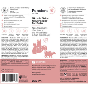 Purodora Lab Skunk Odor Neutralizer for Pets