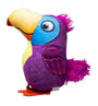 Happy Tails Doodles Bird Dog Toy, Purple