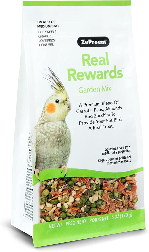 Zupreem Real Rewards Garden Mix Medium Bird Treats