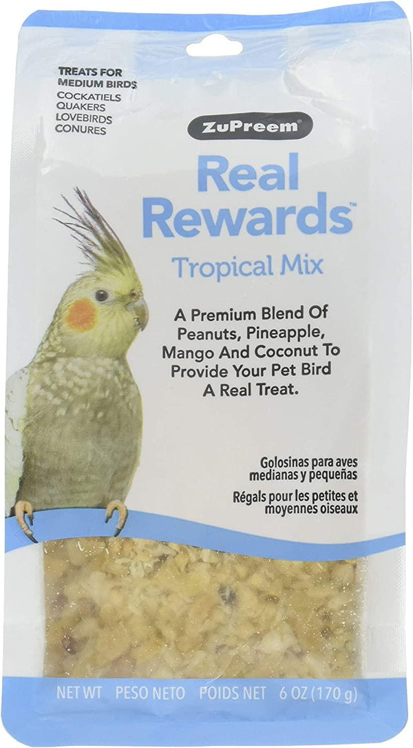 Zupreem Real Rewards Topical Mix Medium Bird Treats