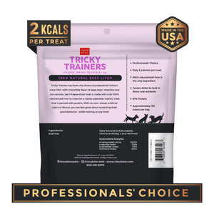 Cloud Star Tricky Trainers Beef Liver Freeze-Dried Dog Treats