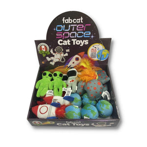fabdog fabcat Jouet teaser pour chat Outer Space, vaisseau spatial