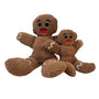 fabdog Christmas Floppy Gingerbread Man Dog Toy