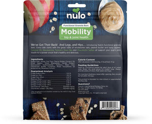 Nulo Functional Granola Bars Mobility Peanut Butter & Apples Dog Treats