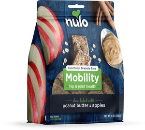 Nulo Functional Granola Bars Mobility Peanut Butter & Apples Dog Treats