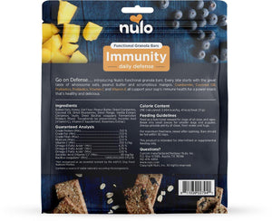 Nulo Functional Granola Bars Immunity Blueberry & Mango Dog Treats