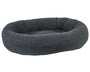 Bowsers Donut Pet Bed, Grey Sheepskin