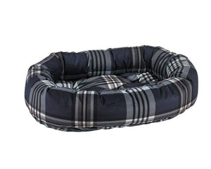 Bowsers Donut Pet Bed, Greystone Tartan