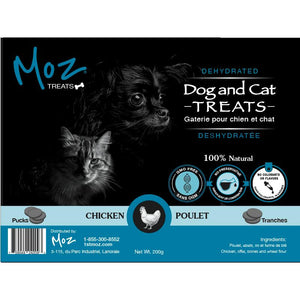 1st Moz Galettes de poulet déshydratées friandises pour chiens et chats